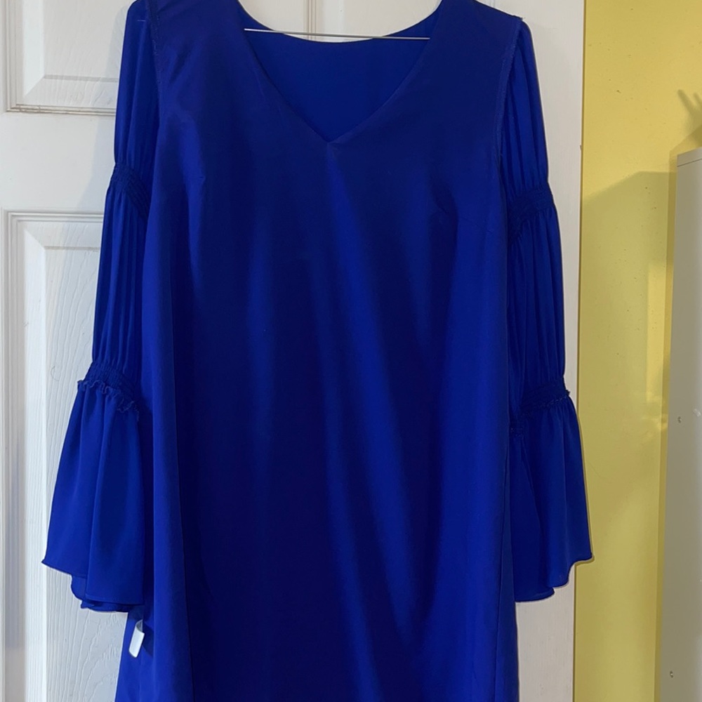 Royal blue dress